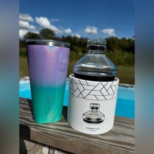 BrüMate Glitter Mermaid Tumbler + Shaker Lid